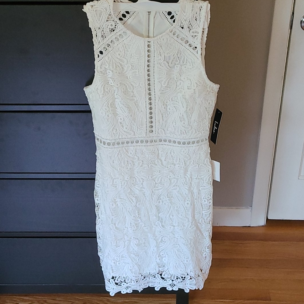 New White Lulus Dress